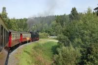 Sonderzug im Tal der Warmen Bode bei Sorge