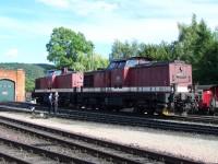 Lok 199 874 und Lok 199 872 im Bahnhof Gernrode am 09.07. 2011 (Sa.) (2)