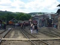 Fahrzeugausstellung im Bahnhof Wernigerode Westerntor