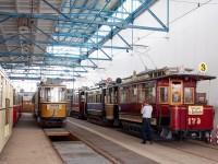 historische Fahrzeuge im Straßenbahnmuseum Leipzig-Möckern (1)